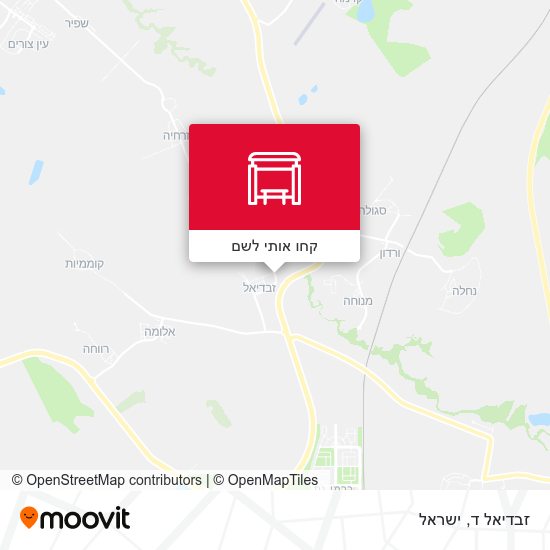 מפת זבדיאל ד