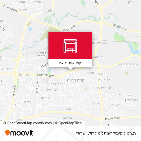 מפת ת.רק''ל פינסקר/מתנ''ס קרול