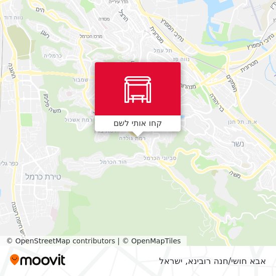 מפת אבא חושי/חנה רובינא