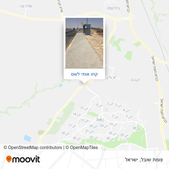 מפת צומת שובל