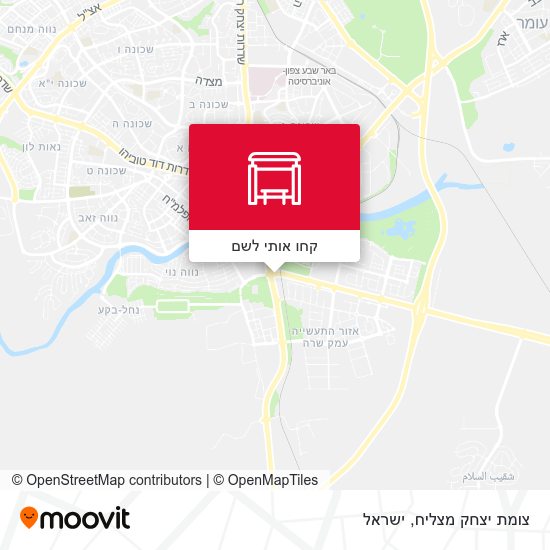 מפת צומת יצחק מצליח