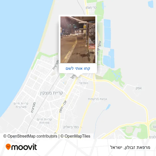 מפת מרפאת זבולון
