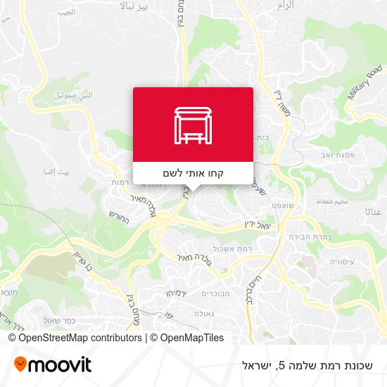 מפת שכונת רמת שלמה 5