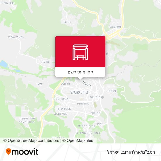 מפת רמב''ם/ארלוזורוב