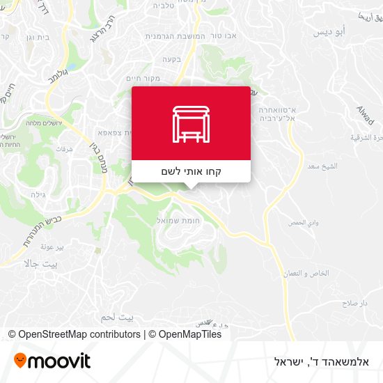 מפת אלמשאהד ד'