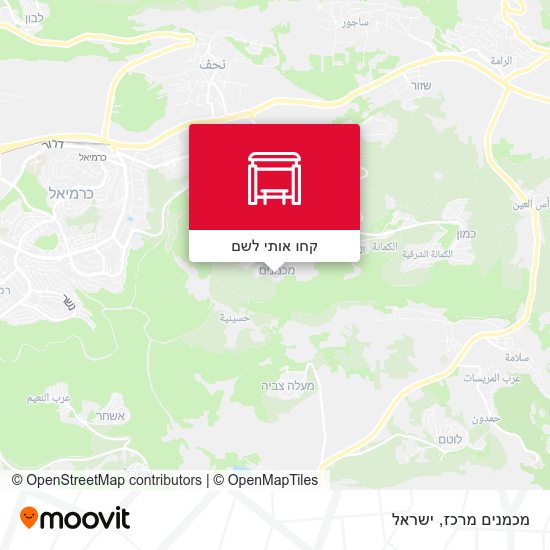 מפת מכמנים מרכז