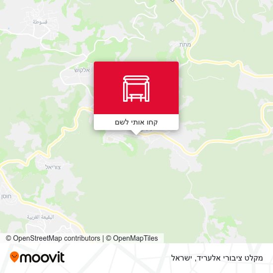 מפת מקלט ציבורי אלעריד