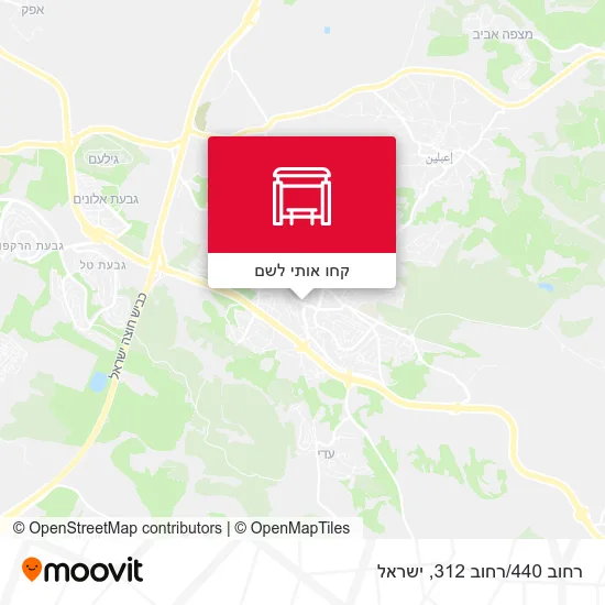 מפת רחוב 440/רחוב 312