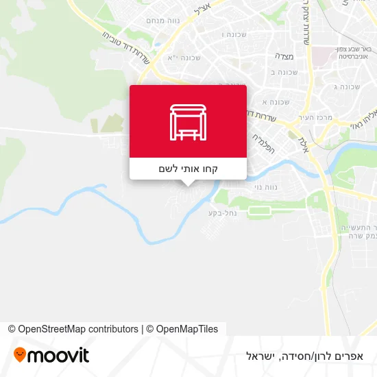 מפת אפרים לרון/חסידה