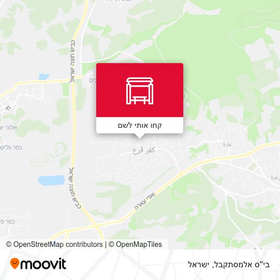 מפת בי''ס אלמסתקבל