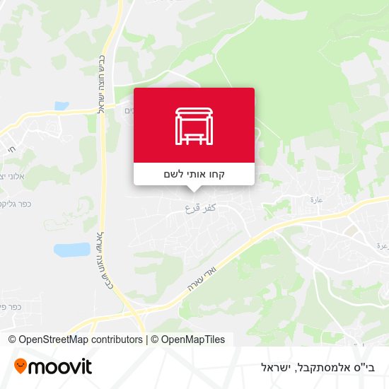 מפת בי''ס אלמסתקבל