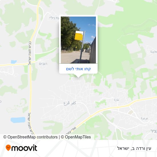 מפת עין ורדה ב