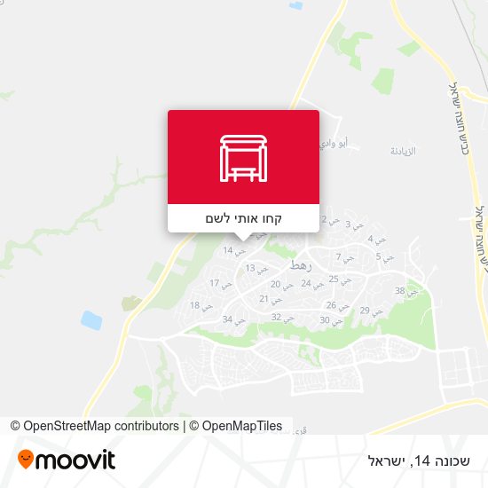 מפת שכונה 14