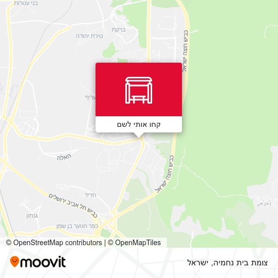 מפת צומת בית נחמיה
