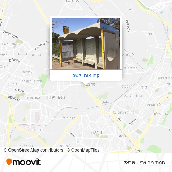 מפת צומת ניר צבי