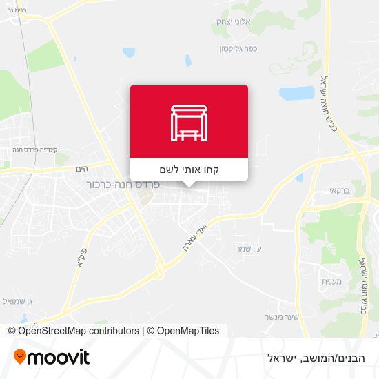 מפת הבנים/המושב
