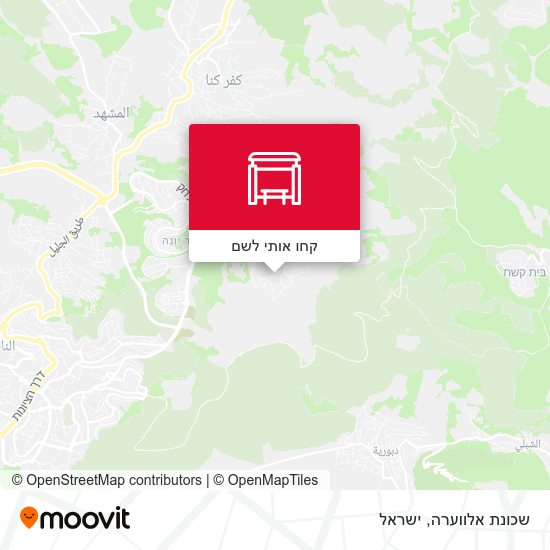 מפת שכונת אלווערה