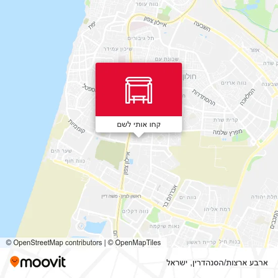 מפת ארבע ארצות/הסנהדרין