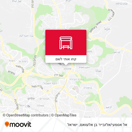 מפת אל אסמעי/אלזבייר בן אלעוואם