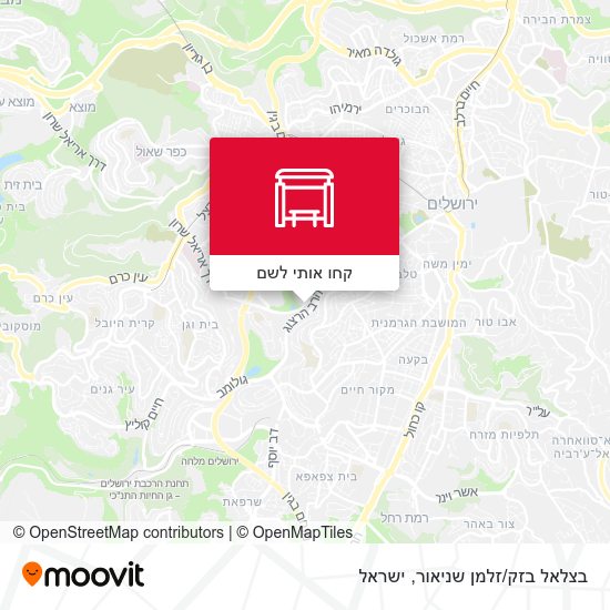 מפת בצלאל בזק/זלמן שניאור