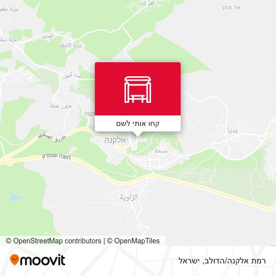 מפת רמת אלקנה/הדולב