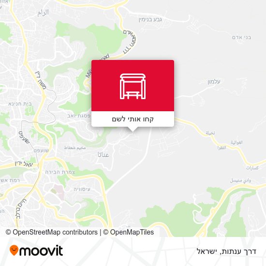 מפת דרך ענתות