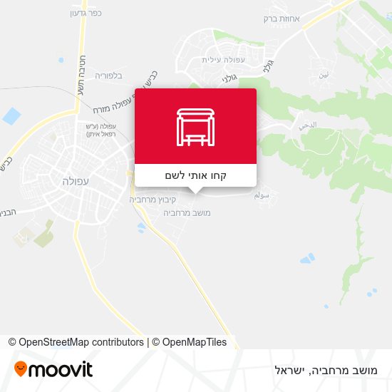 מפת מושב מרחביה