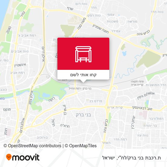 מפת ת.רכבת בני ברק/לח''י