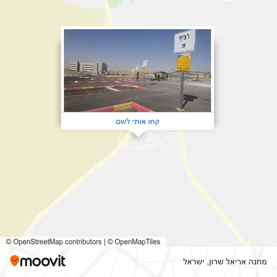 מפת מחנה אריאל שרון