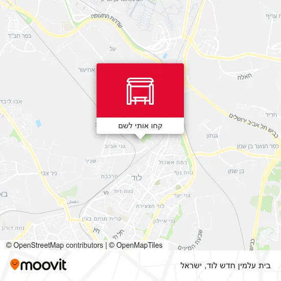 מפת בית עלמין חדש לוד