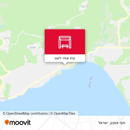 מפת חוף אמנון