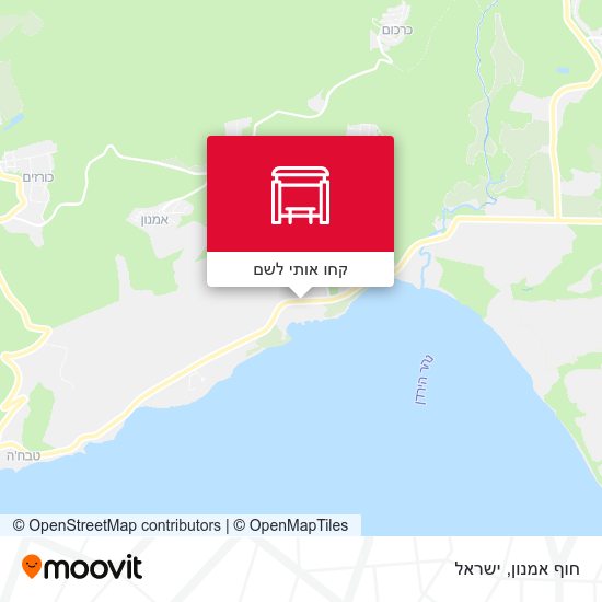מפת חוף אמנון