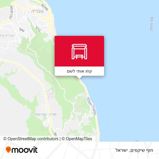 מפת חוף שיקמים