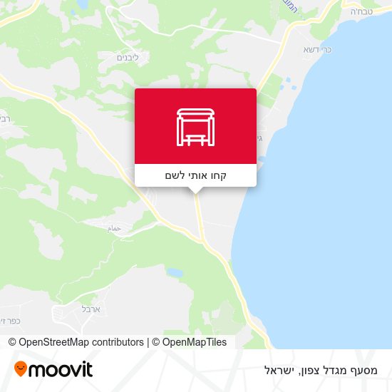 מפת מסעף מגדל צפון