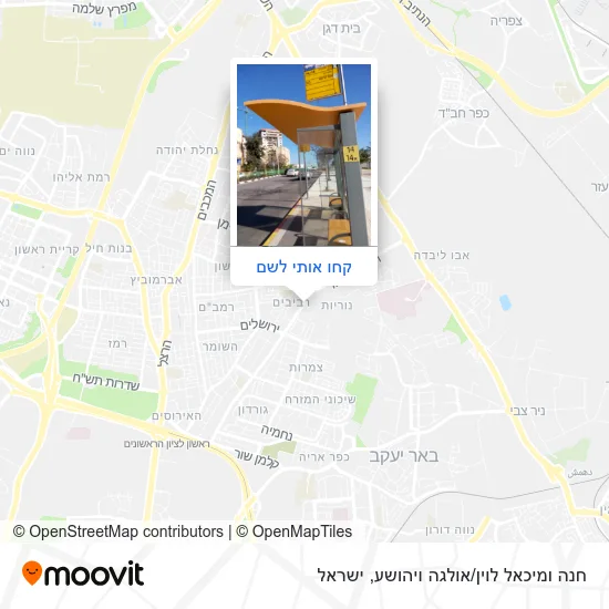 מפת חנה ומיכאל לוין/אולגה ויהושע