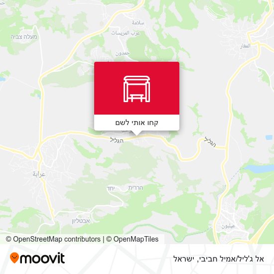 מפת אל ג'ליל/אמיל חביבי