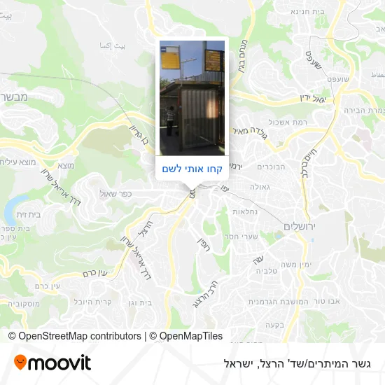 מפת גשר המיתרים/שד' הרצל