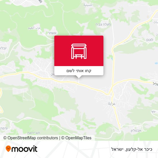 מפת כיכר אל-קלעון