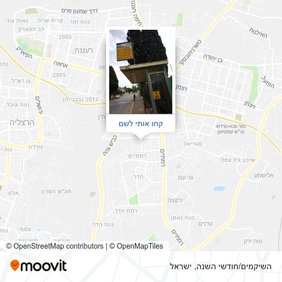 מפת השיקמים/חודשי השנה
