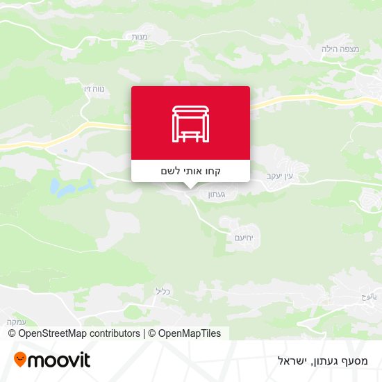 מפת מסעף געתון