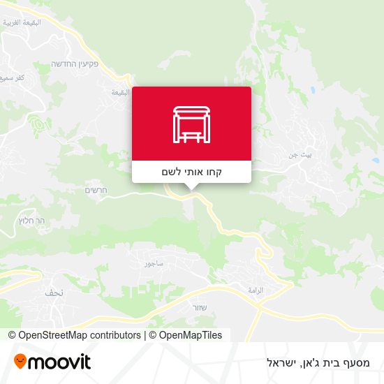 מפת מסעף בית ג'אן