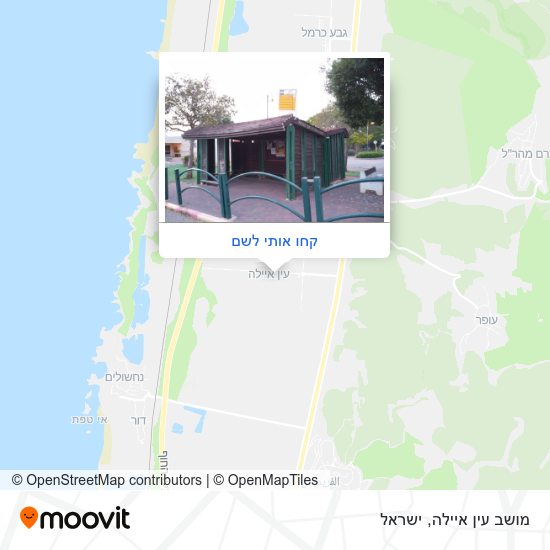 מפת מושב עין איילה
