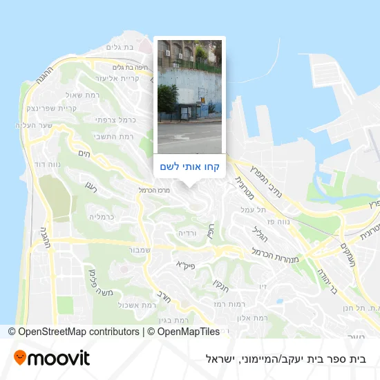מפת בית ספר בית יעקב/המיימוני