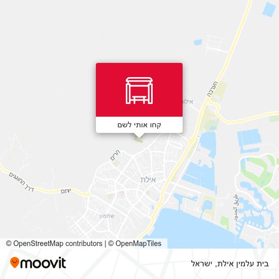 מפת בית עלמין אילת