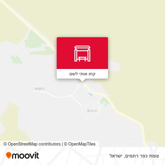 מפת צומת כפר רתמים