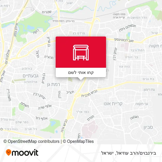 מפת בירנבוים/הרב עוזיאל