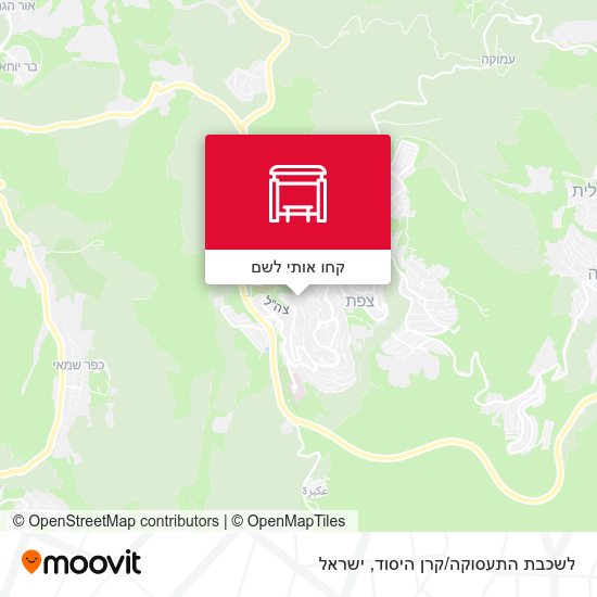 מפת לשכבת התעסוקה/קרן היסוד
