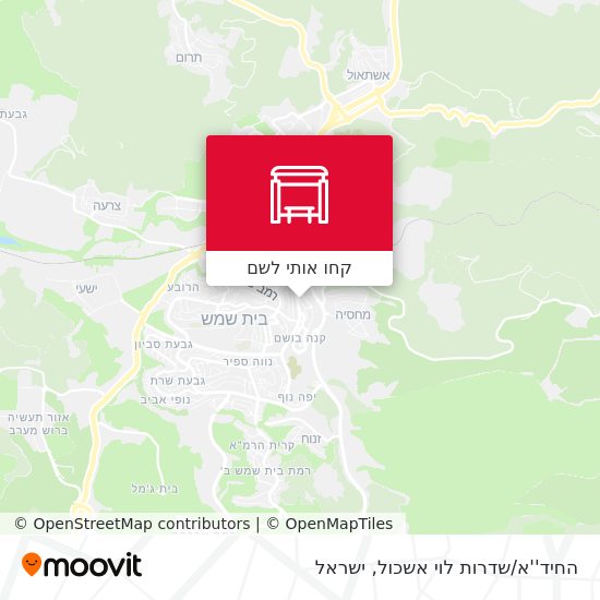 מפת החיד''א/שדרות לוי אשכול