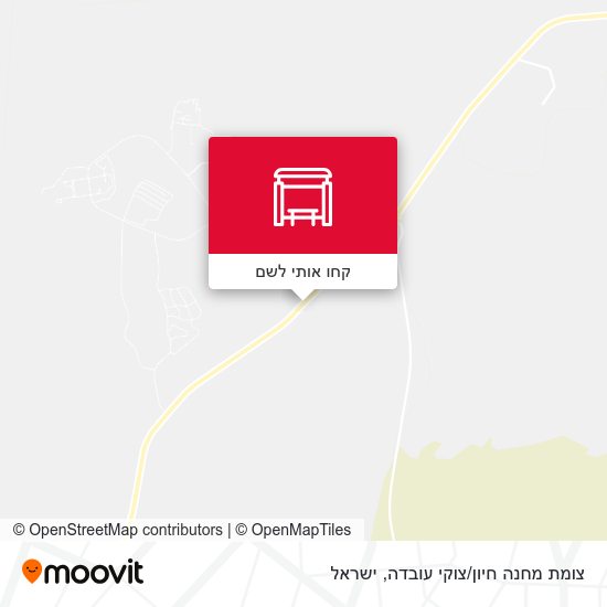 מפת צומת מחנה חיון/צוקי עובדה
