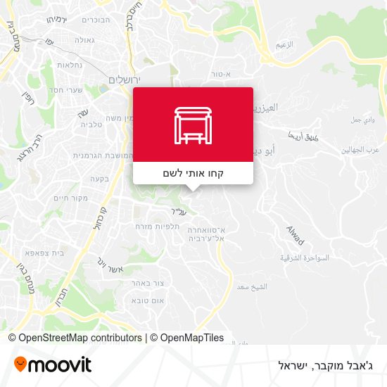 מפת ג'אבל מוקבר